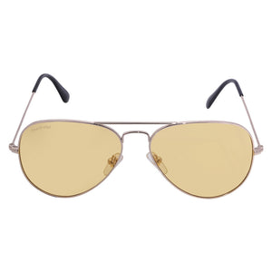 Gold Aviator Men Sunglasses
