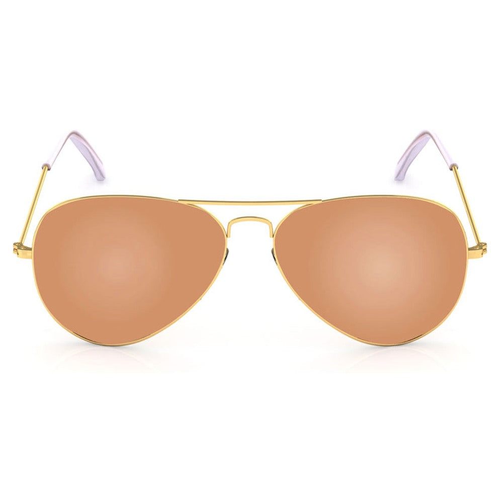 Yellow Aviator Men Sunglasses