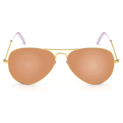 Yellow Aviator Men Sunglasses