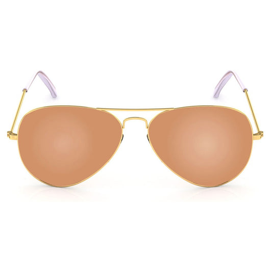 Yellow Aviator Men Sunglasses