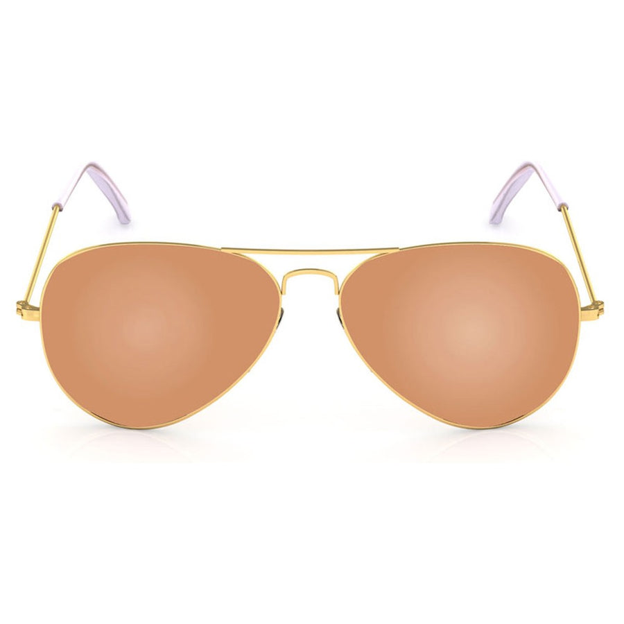 Yellow Aviator Men Sunglasses