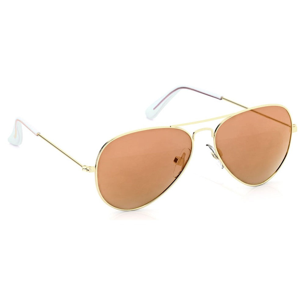 Yellow Aviator Men Sunglasses