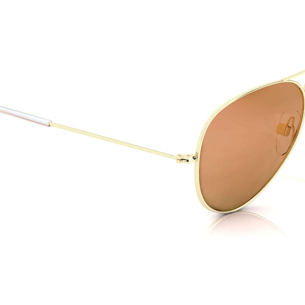 Yellow Aviator Men Sunglasses