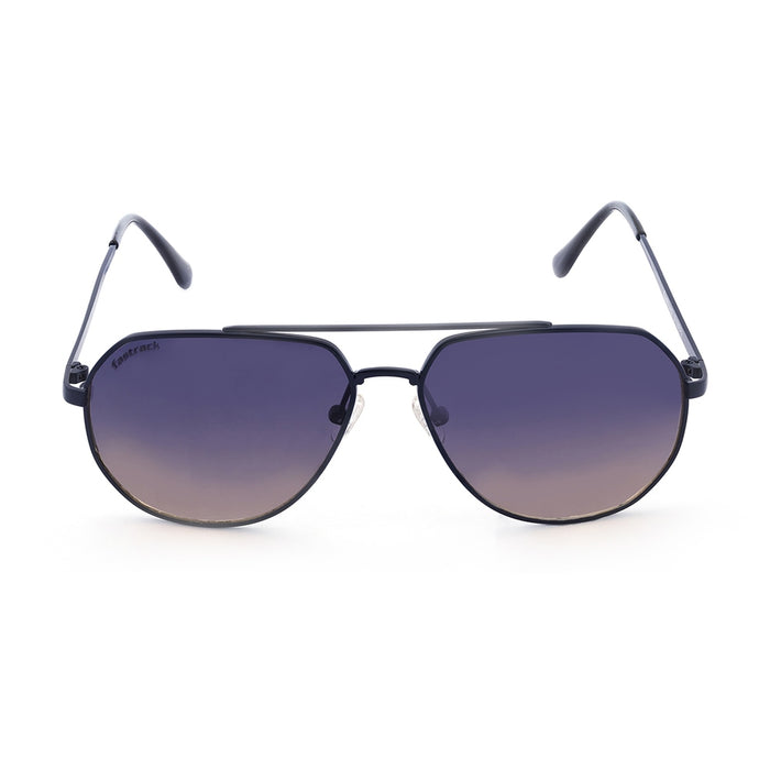 Blue Aviator Men Sunglasses