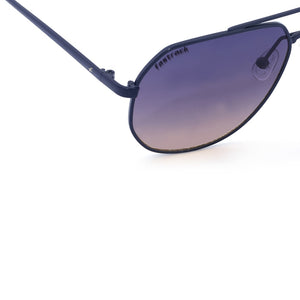 Blue Aviator Men Sunglasses