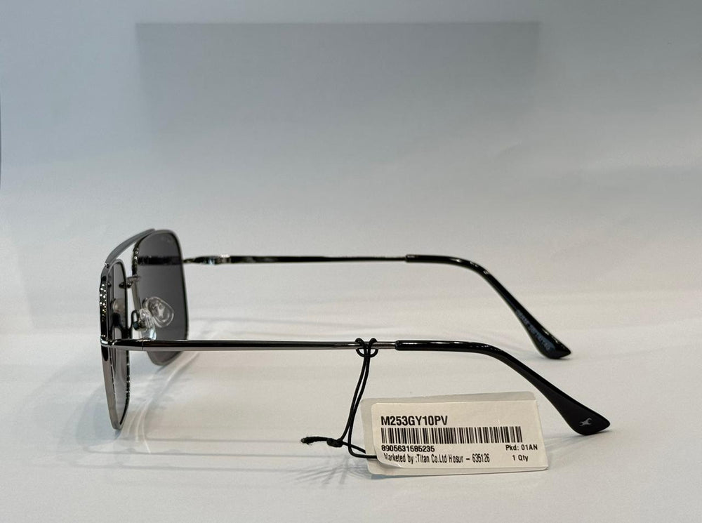 Grey Navigator Rimmed Sunglasses From Fastrack(M253GY10P)