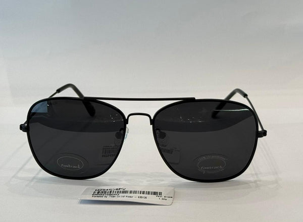 Black Navigator Rimmed Sunglasses From Fastrack(M254BK6P)