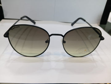 Matt Black Round Unisex Sunglasses M255GR11V