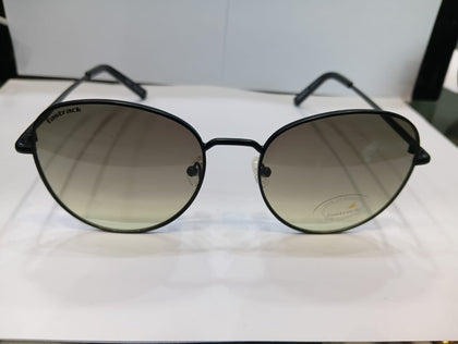 Matt Black Round Unisex Sunglasses M255GR11V