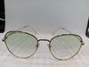 Shiny Gold Round Unisex Sunglasses  M255GR5