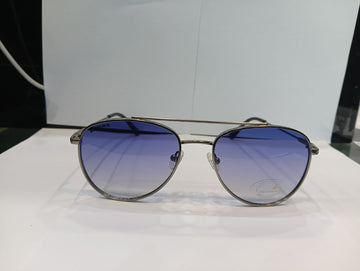 Matt Light gun Aviator Unisex Sunglasses M256BU2