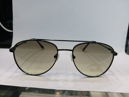 Shiny Black Aviator Unisex Sunglasses M256GR4V