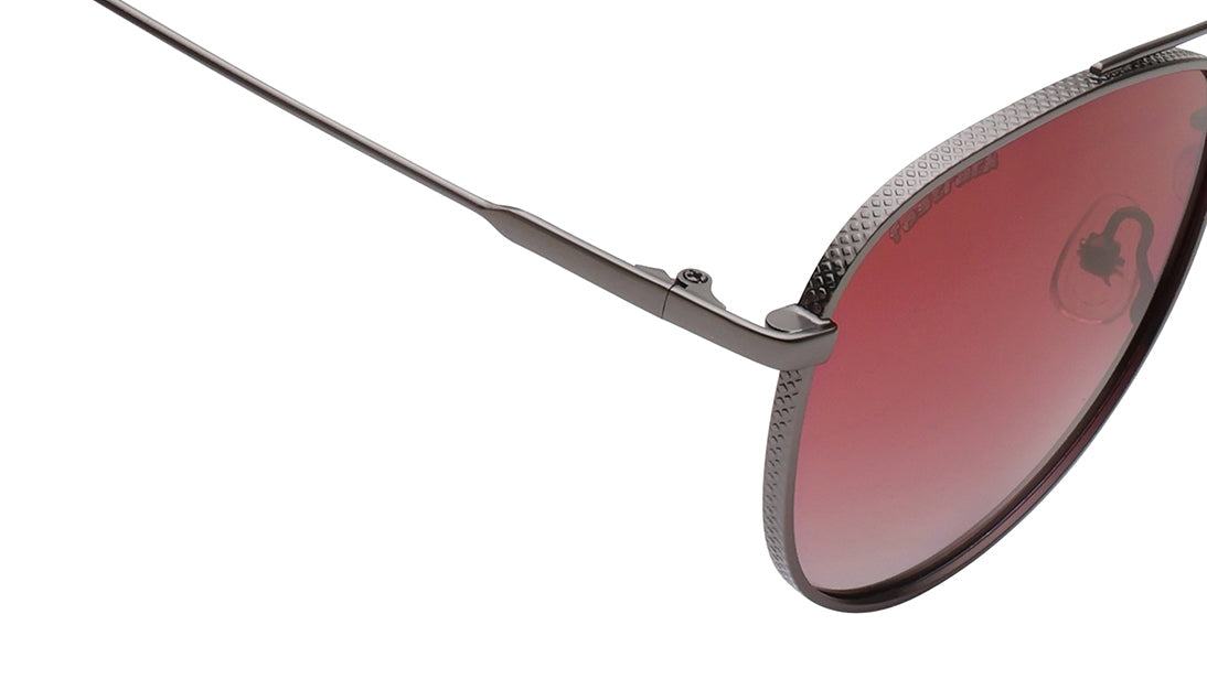 Grey Aviator Rimmed Sunglasses From Fastrack(M256PK6P)