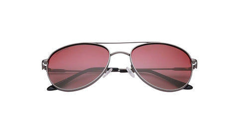 Grey Aviator Rimmed Sunglasses From Fastrack(M256PK6P)