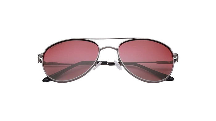 Grey Aviator Rimmed Sunglasses From Fastrack(M256PK6P)