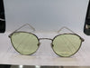 Matt White Round Unisex Sunglasses M257GR6