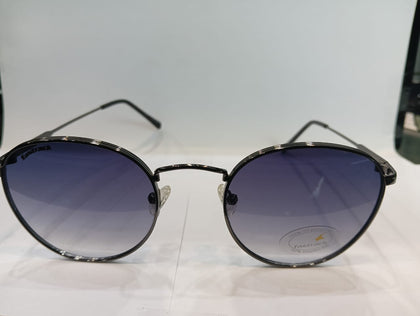 Shiny DK gun Round Unisex Sunglasses M257PR10V