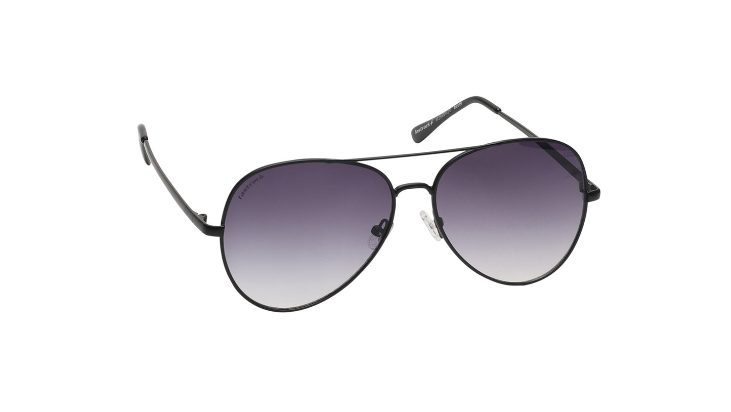 Fastrack Smoke Aviator Sunglasses for Men