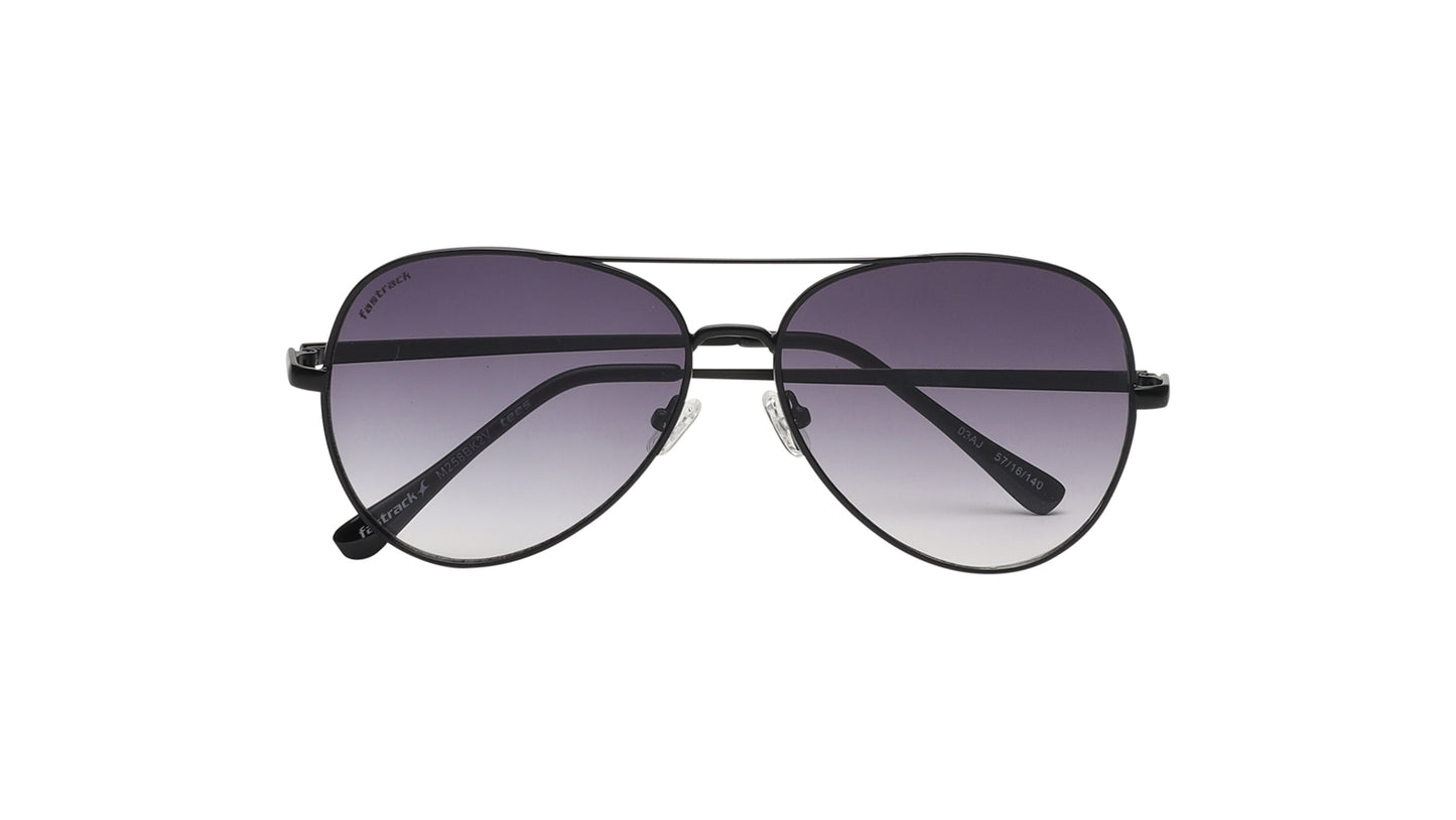 Fastrack Smoke Aviator Sunglasses for Men
