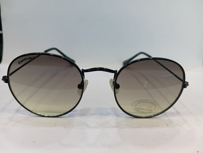 Shiny Black Round Unisex Sunglasses M259GR5V