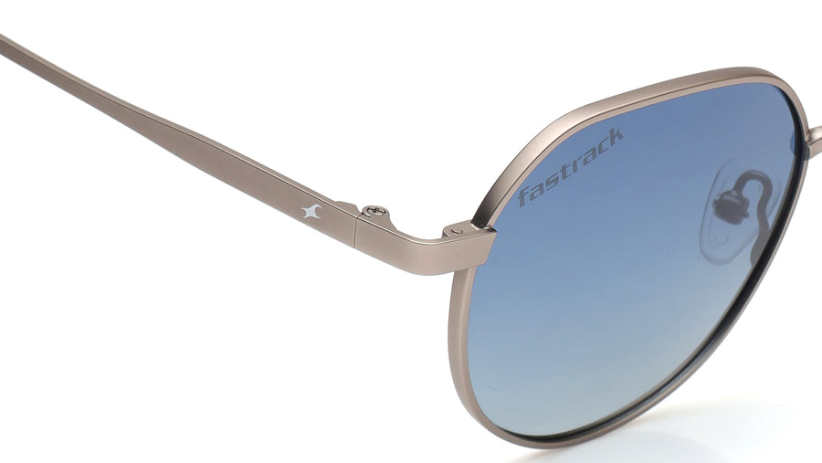 Blue Geometry Rimmed Sunglasses From Fastrack