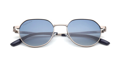 Blue Geometry Rimmed Sunglasses From Fastrack