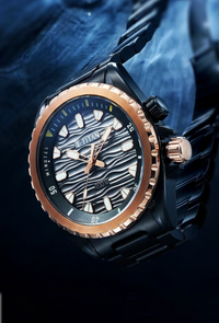 Titan Zero Hour Diver's Black Dial Analog Watch