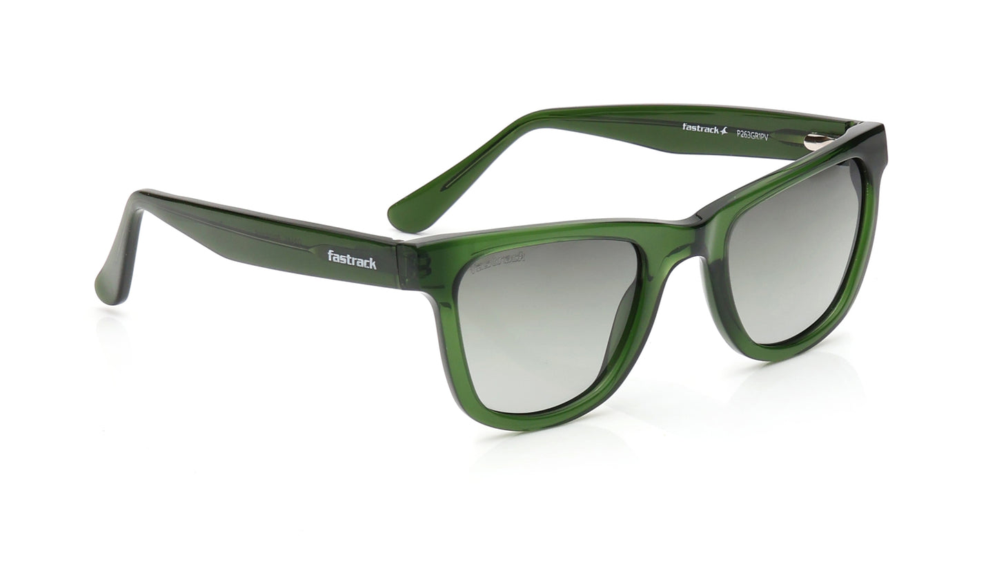 Fastrack Green Wayfarer Sunglasses for Men