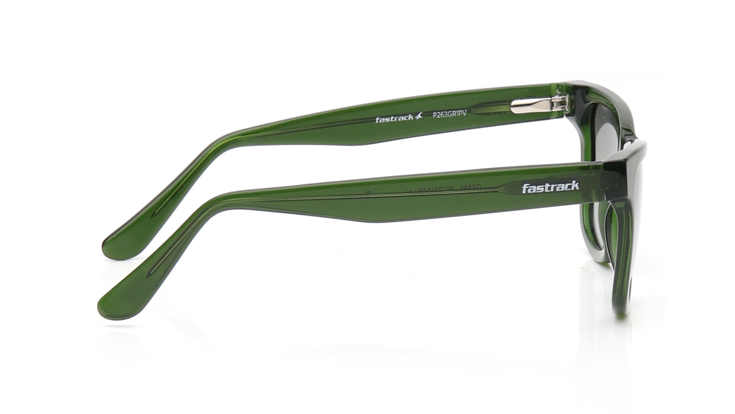 Fastrack Green Wayfarer Sunglasses for Men