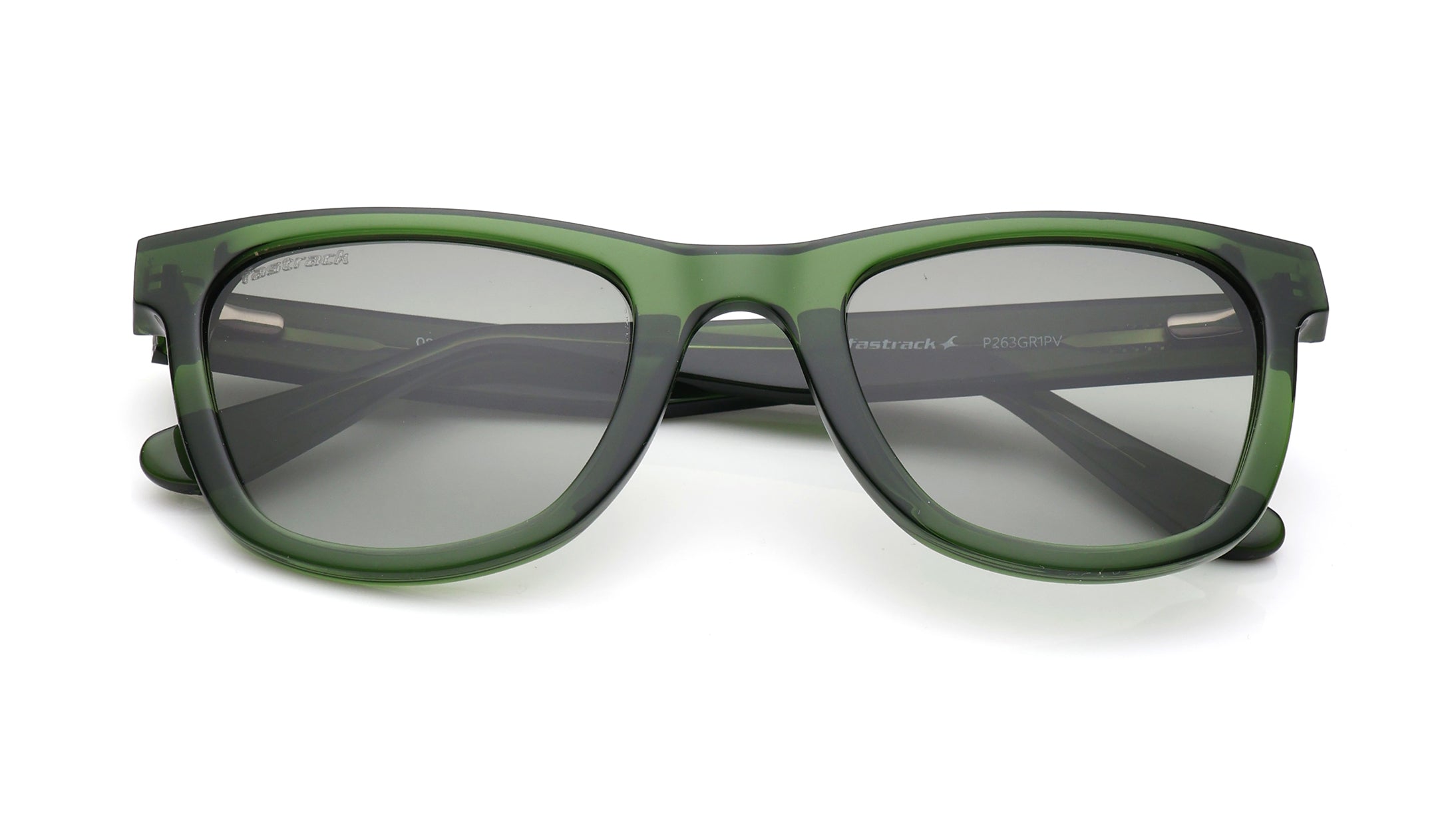 Fastrack Green Wayfarer Sunglasses for Men