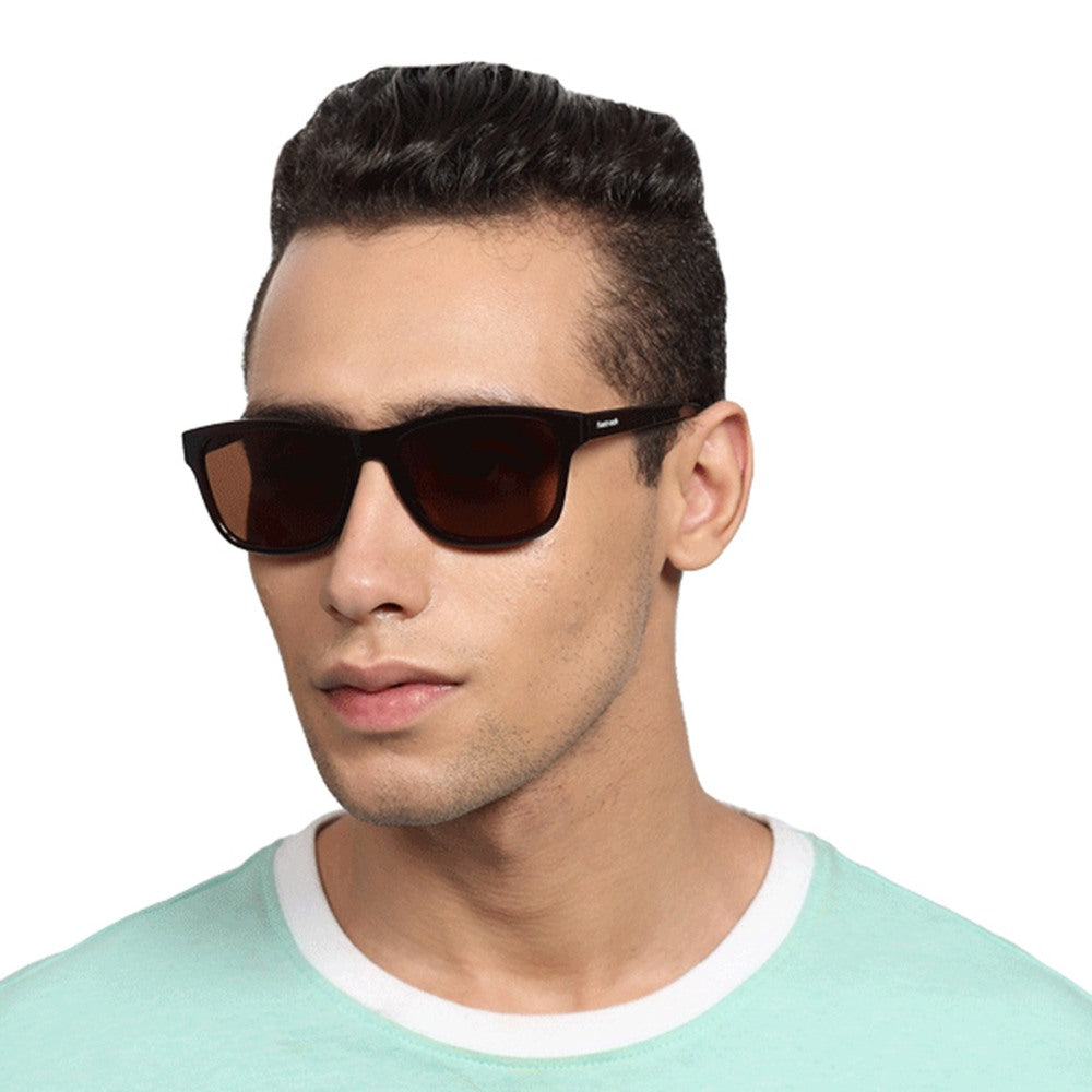 Brown Square Men Sunglasses