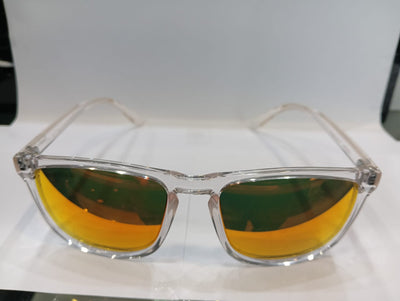 Fastrack Orange Wayfarer Sunglasses for Men  P407OR7
