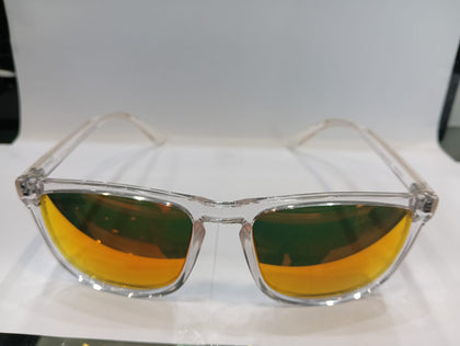 Fastrack Orange Wayfarer Sunglasses for Men  P407OR7