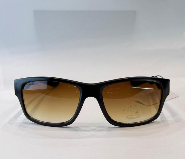 Brown Square Rimmed Sunglasses From Fastrack (P448BR7)