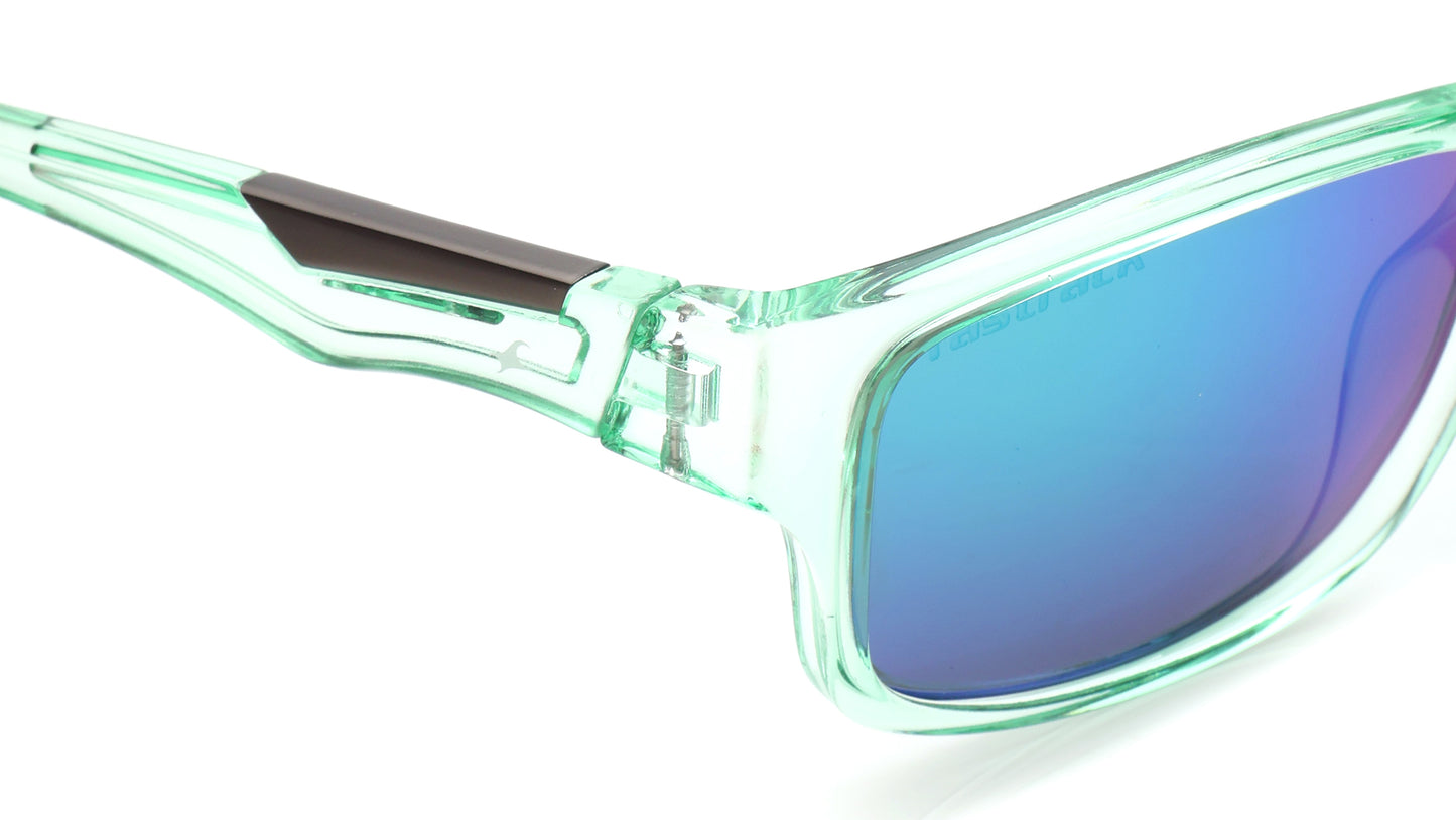 Fastrack Green Wayfarer Sunglasses for Men