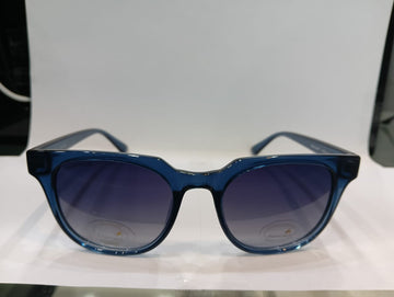 Blue Round Unisex Sunglasses  P467BK9P