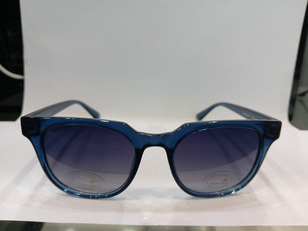 Blue Round Unisex Sunglasses  P467BK9P