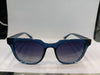 Blue Round Unisex Sunglasses  P467BK9P