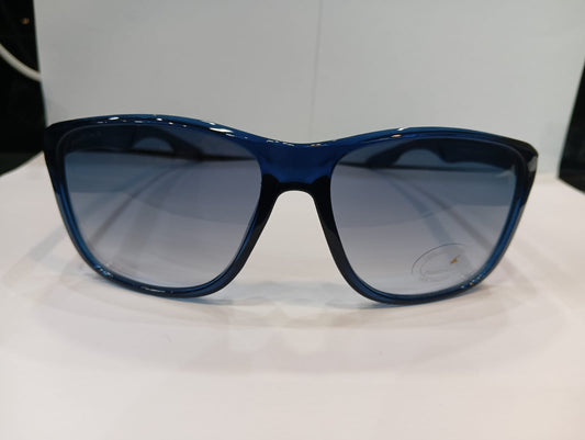 Blue Round Unisex Sunglasses P468GY6V
