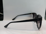Black Round Unisex Sunglasses P471GY1V