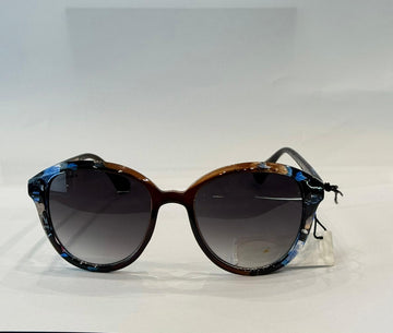 Grey Oval Rimmed Sunglasses(P476GY1)