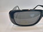 Black Rectangle Unisex Sunglasses P478GY1PV