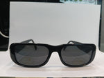 Black Rectangle Unisex Sunglasses P478GY1PV