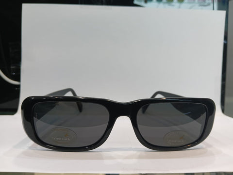 Black Rectangle Unisex Sunglasses P478GY1PV