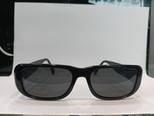 Black Rectangle Unisex Sunglasses P478GY1PV