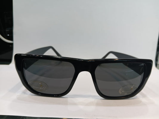 Black Geometry Unisex Sunglasses P479GY1PV
