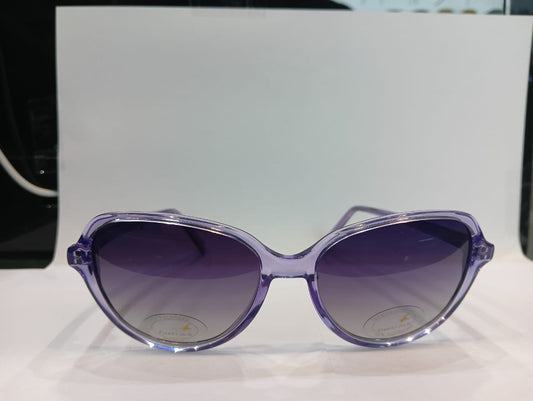 Crystal Purple Cat eye Women Sunglasses P484PR3PV