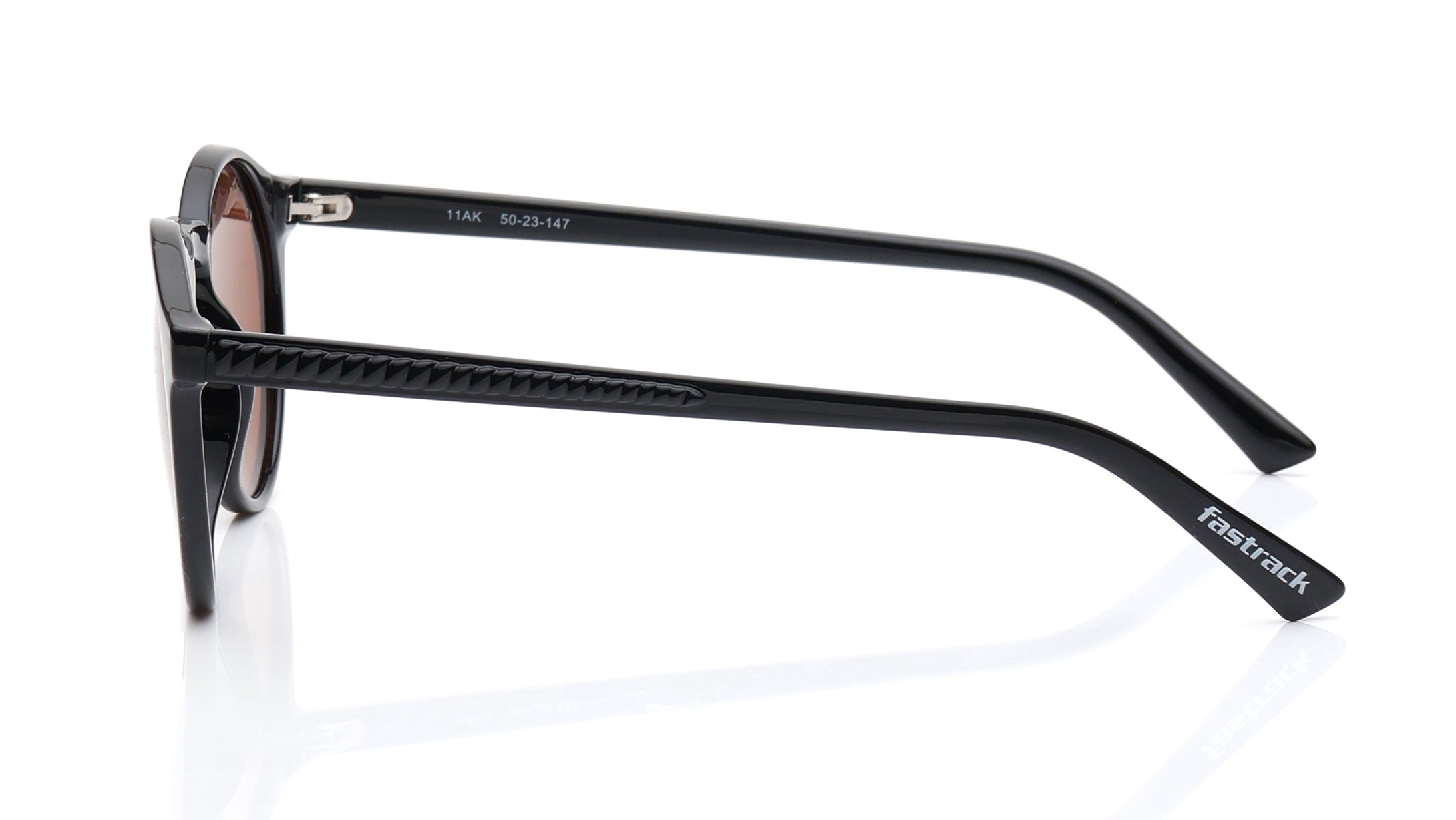 Fastrack Brown Round Sunglasses for Unisex