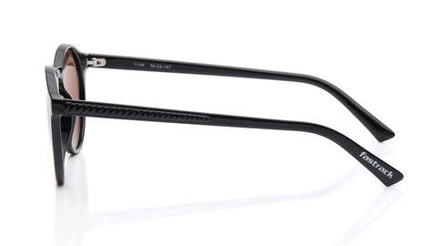 Fastrack Brown Round Sunglasses for Unisex