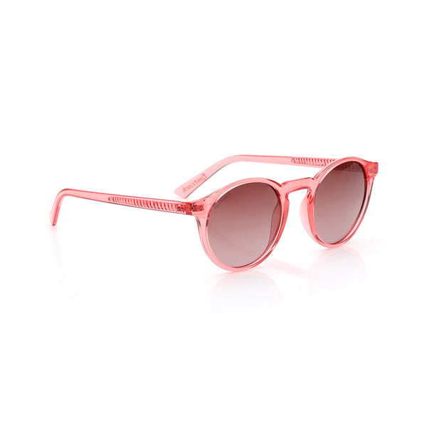 Fastrack Brown Round Sunglasses for Women